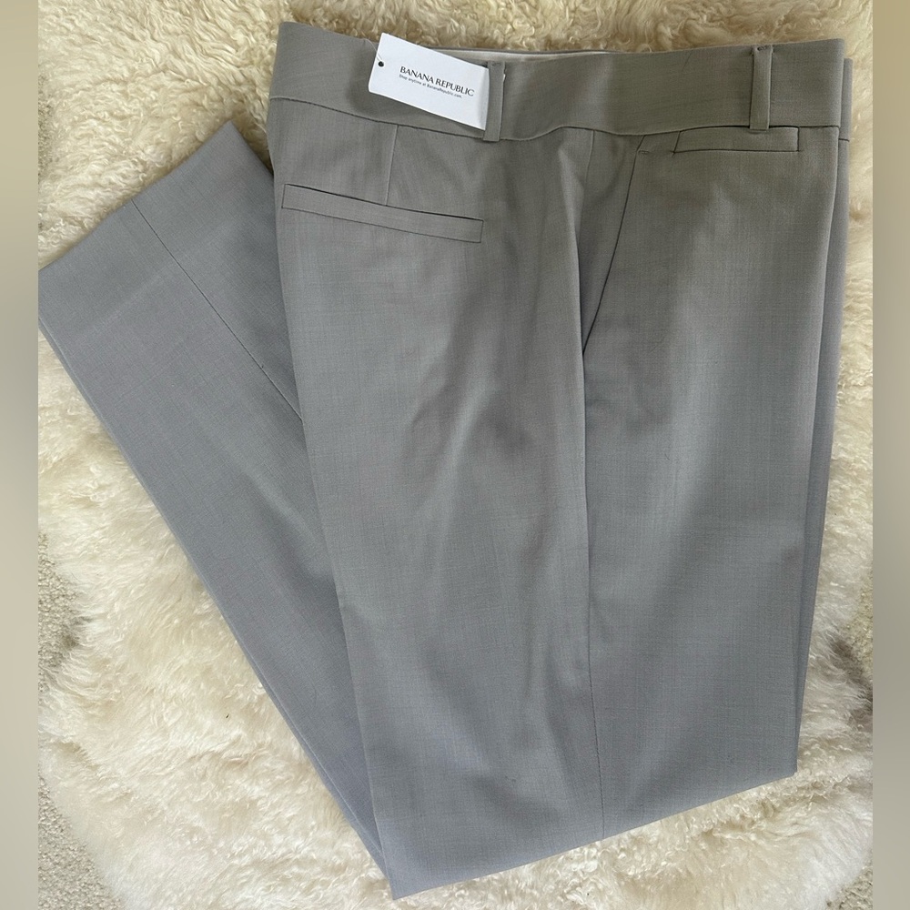 Banana Republic Light Gray Trousers